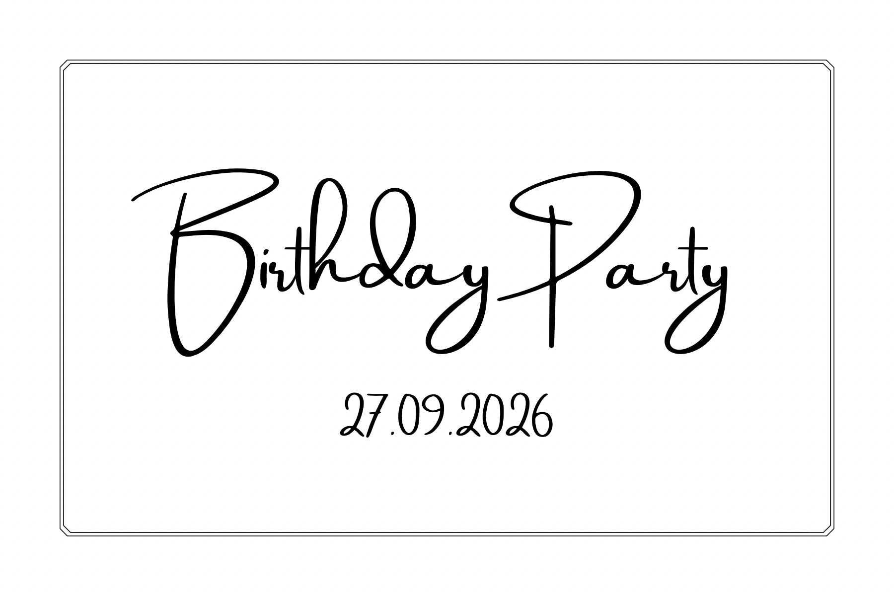 Birthday Party – 27.09.26